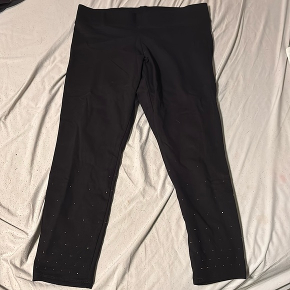 TORRID SIZE 00 BLACK WARM WINTER LEGGINGS - Picture 1 of 2